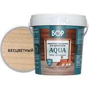 Защитная пропитка для древесины БОР AQUA