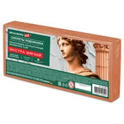 Пластилин скульптурный ЭКСТРА МЯГКИЙ ТЕРРАКОТОВЫЙ "Секреты художника", 1 кг, BRAUBERG ART, 107508