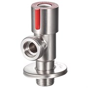 Кран для подключения сантехнических приборов РМС SUS124KR-1/2*3/4