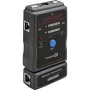Сетевой тестер для RJ-45 RJ-11 RJ-12 ExeGate 293160