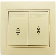 Проходной двухклавишный выключатель Jilion 9533141