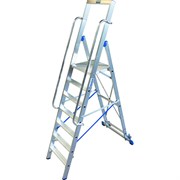 Алюминиевая стремянка на роликах KRAUSE STABILO