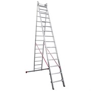 Индустриальная алюминиевая двухсекционная лестница НОВАЯ ВЫСОТА 5220213