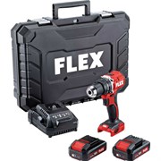 Аккумуляторный ударная дрель шуруповерт FLEX PD 2G 18.0 ec LD/2.5 set