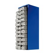 Набор буквенных клейм MASUS 10666