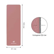 Спортивный коврик для йоги и пилатеса Nonstopika Relax