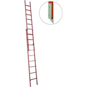 Стеклопластиковая приставная диэлектрическая раздвижная лестница Антиток ЛСПРД-6.0 Евро МГ