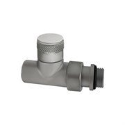 Прямой запорный клапан SR Rubinetterie 1/2", матовый хром