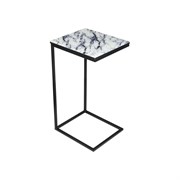 Журнальный стол Woodville Геркулес белый мрамор