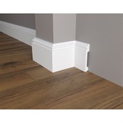 Ударопрочный влагостойкий напольный плинтус под покраску Decor-Dizayn DD31