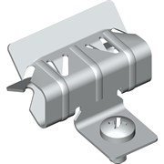 Балочный зажим УМС 8-14 мм с отгибом и винтом М6х9