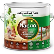 Масло для террас и деревянных полов Здоровый дом Лк-00009558