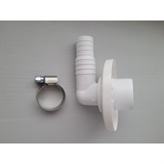 Угловой переходник для подключения сливного шланга VIVALDO ШГ111118