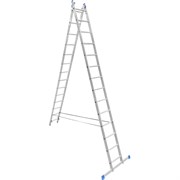 Двухсекционная алюминиевая лестница LadderBel LS214