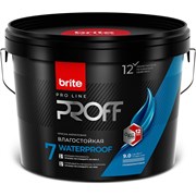 Интерьерная влагостойкая краска Brite PROFESSIONAL