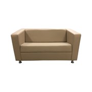 Двухместный диван Мягкий Офис бежевый