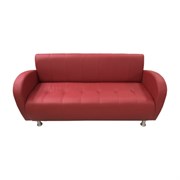 Четырехместный диван Мягкий Офис красный