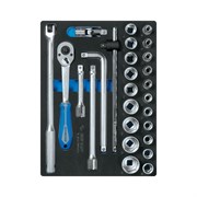 Ложемент для набора торцевых головок 1/2" с принадлежностями 9-4527MRV02 KING TONY 859452732B02