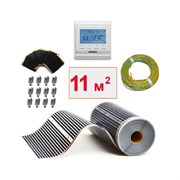 Пленочный электрический теплый пол ТеплоСофт 11м.кв./эл