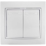 Двухклавишный выключатель Jilion 9533136