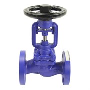 Чугунный фланцевый сильфонный запорный клапан DN.ru v234a