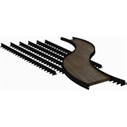 Бордюр ООО Металекс Metalex 120x80x1500 мм, чёрный