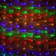Гирлянда Neon-Night СЕТЬ 2х1,5м, черный ПВХ, 240LEDмульти