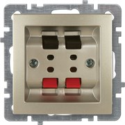 Двухместная механизм и накладка розетки Nilson TOURAN-ALEGRA-THOR
