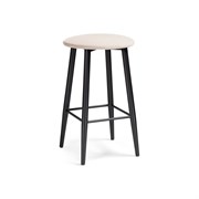 Барный стул Woodville Гангток катания айвори, черный матовый