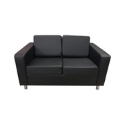Двухместный диван Мягкий Офис черный