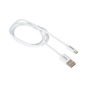 Кабель ProMega u152, 2,4a, 1м, usb - micro-usb, tpe, белый
