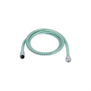 Душевой шланг ZEIN 150 см, с пластиковой конусообразной гайкой, ПВХ, зеленый