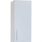 Шкаф для посуды SANTREK 30 серебристый металлик фасад МДФ