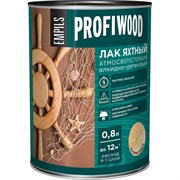Атмосферостойкий алкидноуретановый яхтный лак Profiwood 6465