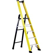 Диэлектрическая стремянка Svelt с полочкой Smart1 5 ступеней