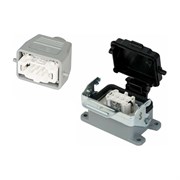 Прямоугольный промышленный разъем Mete Enerji H6E-BM-CCF