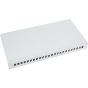 Укомплектованный оптический кросс NIKOMAX NMF-RP24LCUS2-WS-ES-1U-GY
