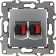 Двойная розетка аудио ЭРА 12-3112-03