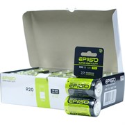 Солевая большая батарейка Epilso EPB-R20-2SC-24pc