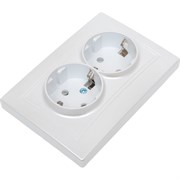 Двойная розетка INTRO Plano