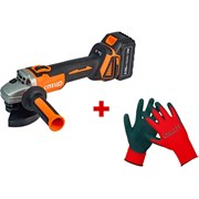 Угловая аккумуляторная шлифмашина Спец БШУ-125-18Ли/Б