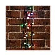 Гирлянда Neon-Night мультишарики d=17,5 мм 20м 200LED RGB, черный ПВХ