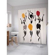 Шторка-занавеска для ванной JoyArty Красочная Африка