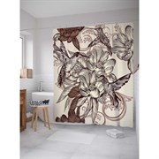 Шторка-занавеска для ванной JoyArty Погоня за нектаром