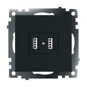 Двухместная usb-розетка Stekker GLS10-7115-05 Катрин