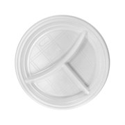 Одноразовая пластиковая тарелка Комус Эконом