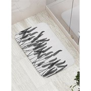 Противоскользящий коврик для ванной, сауны, бассейна JoyArty Темная растительность