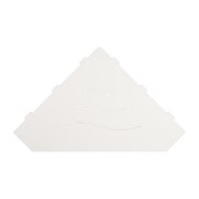 Полка RGW MT-03W/белая волна, металл 1.5 мм