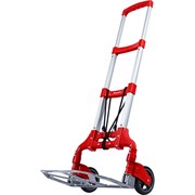 Алюминиевая двухколесная складная хозяйственная тележка MATRIX 98206