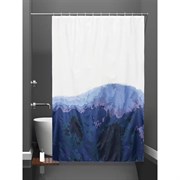 Штора для ванной комнаты Bath Plus Blue blotch